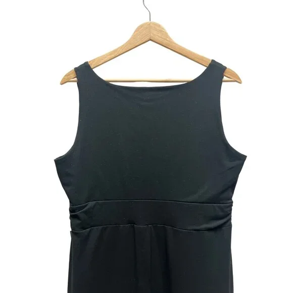 Eddie Bauer Black Aster Comfortable Crossover Dress - Picture 6 of 8